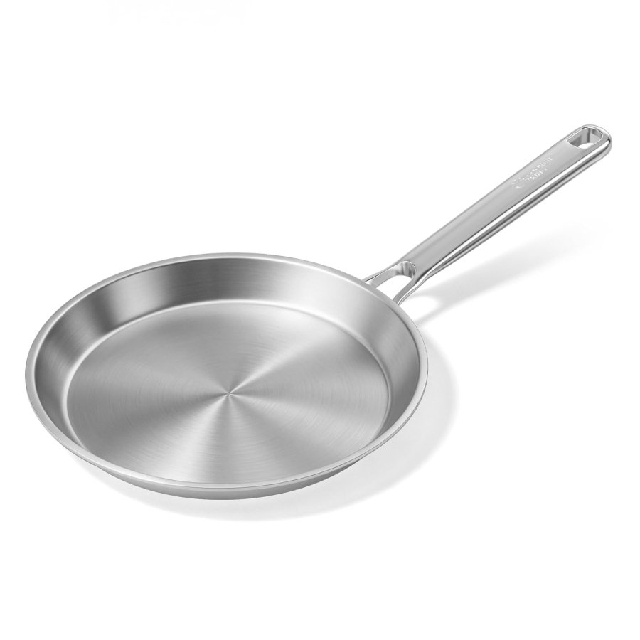 COOKER KING 9.5" Stainless Steel Crepe Pan