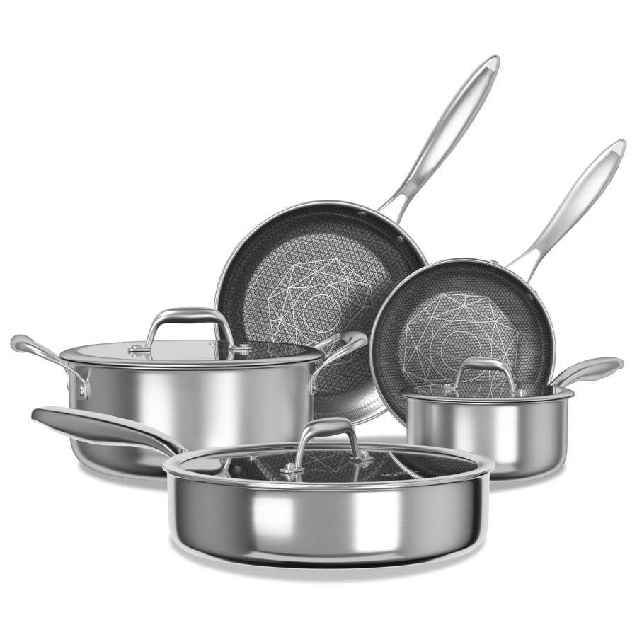 COOKER KING Stainless Steel Cookware Set